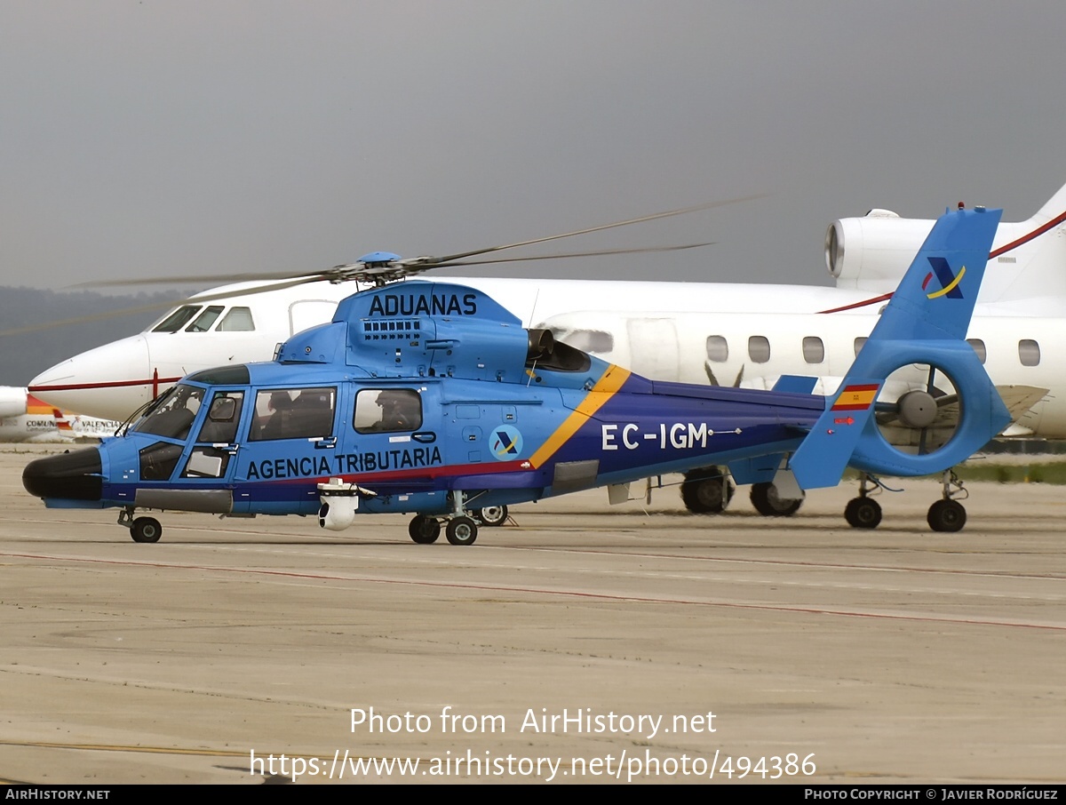 Aircraft Photo of EC-IGM | Aerospatiale AS-365N-3 Dauphin 2 | Agencia Tributaria | AirHistory.net #494386