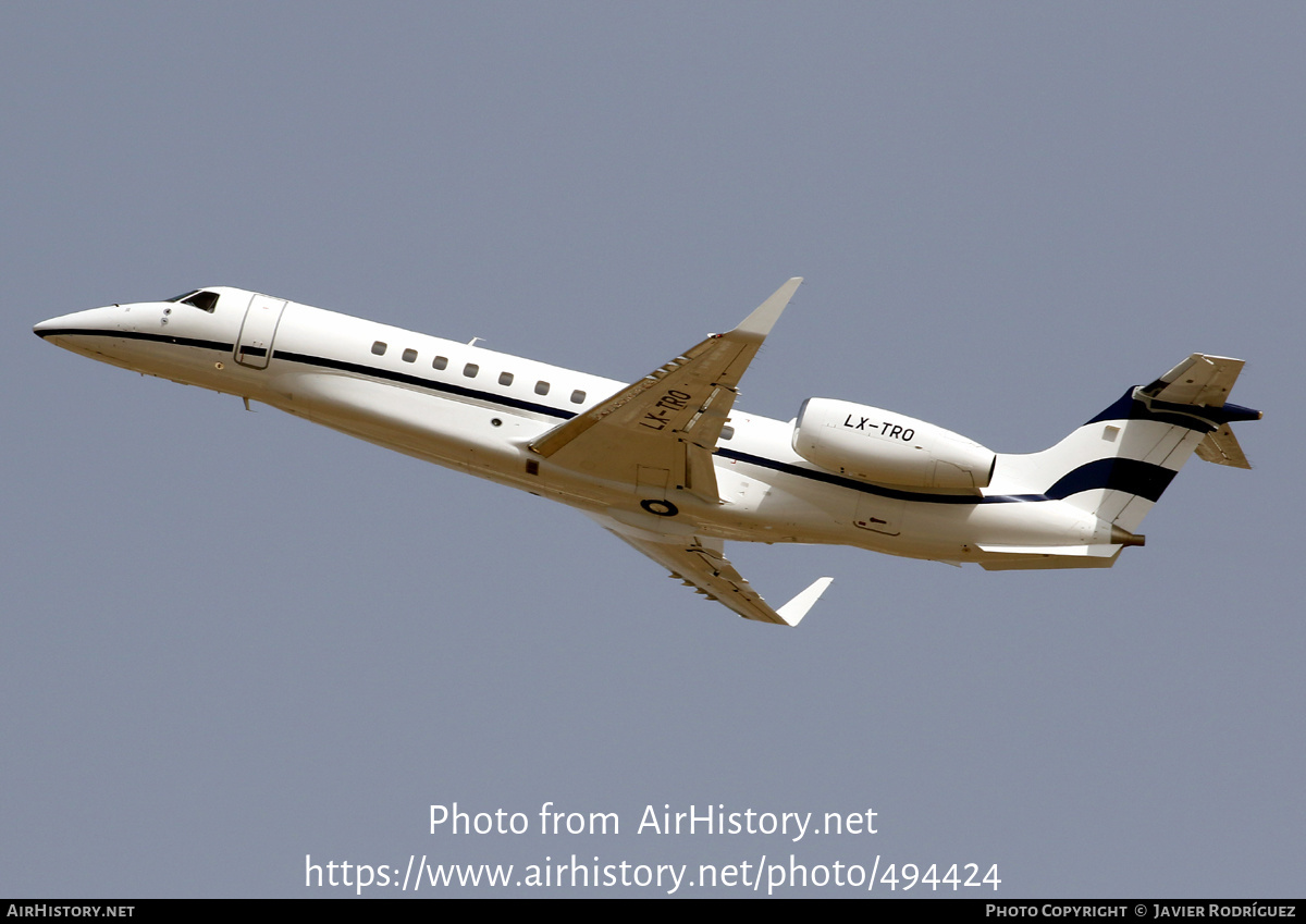 Aircraft Photo of LX-TRO | Embraer Legacy 650 (EMB-135BJ) | AirHistory.net #494424