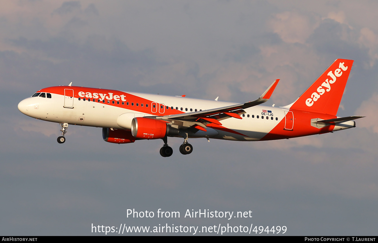 Aircraft Photo of OE-IJG | Airbus A320-214 | EasyJet | AirHistory.net #494499