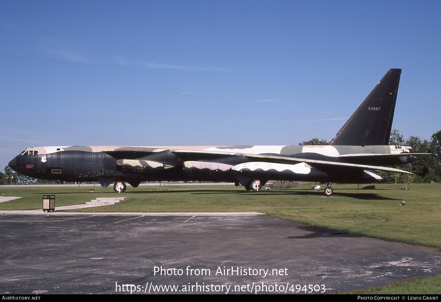 Aircraft Photo of 56-687 / 60687 | Boeing B-52D Stratofortress | USA - Air Force | AirHistory.net #494503