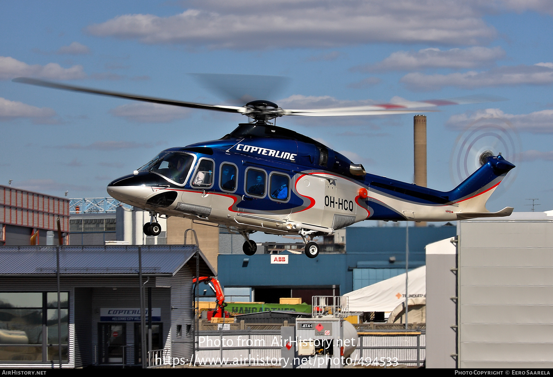 Aircraft Photo of OH-HCQ | AgustaWestland AW-139 | Copterline | AirHistory.net #494533