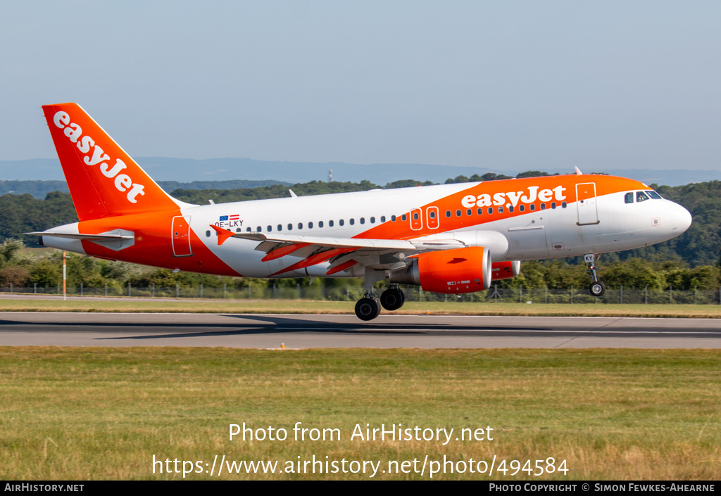 Aircraft Photo of OE-LKY | Airbus A319-111 | EasyJet | AirHistory.net #494584