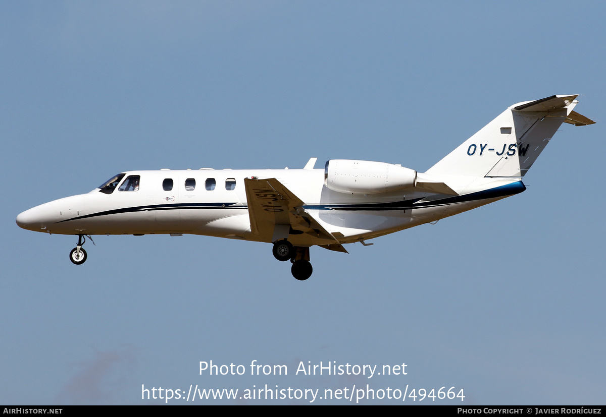 Aircraft Photo of OY-JSW | Cessna 525A CitationJet CJ2+ | AirHistory.net #494664