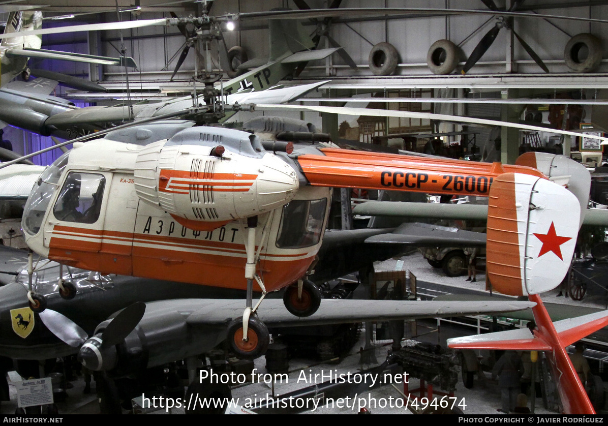 Aircraft Photo of D-HBAU / CCCP-26001 | Kamov Ka-26 | Aeroflot | AirHistory.net #494674