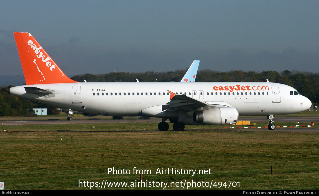 Aircraft Photo of G-TTOG | Airbus A320-232 | EasyJet | AirHistory.net #494701