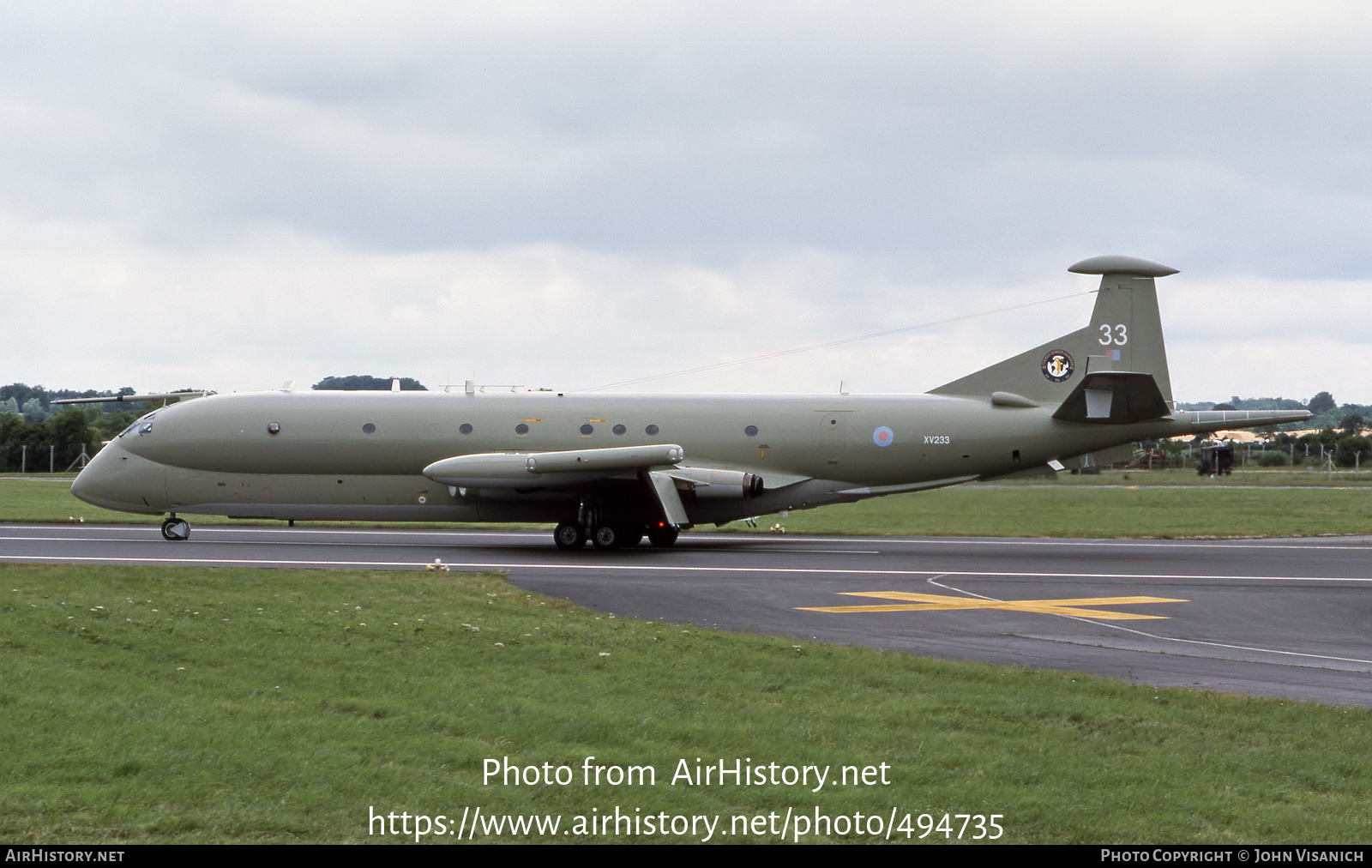 Aircraft Photo of XV233 | Hawker Siddeley HS-801 Nimrod MR.2P | UK - Air Force | AirHistory.net #494735