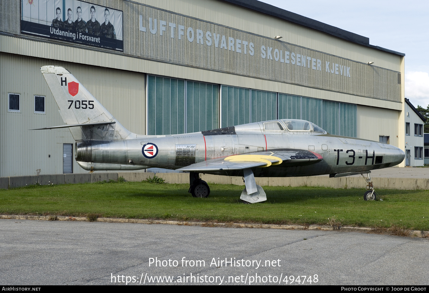 Aircraft Photo of 7055 | Republic RF-84F Thunderflash | Norway - Air Force | AirHistory.net #494748