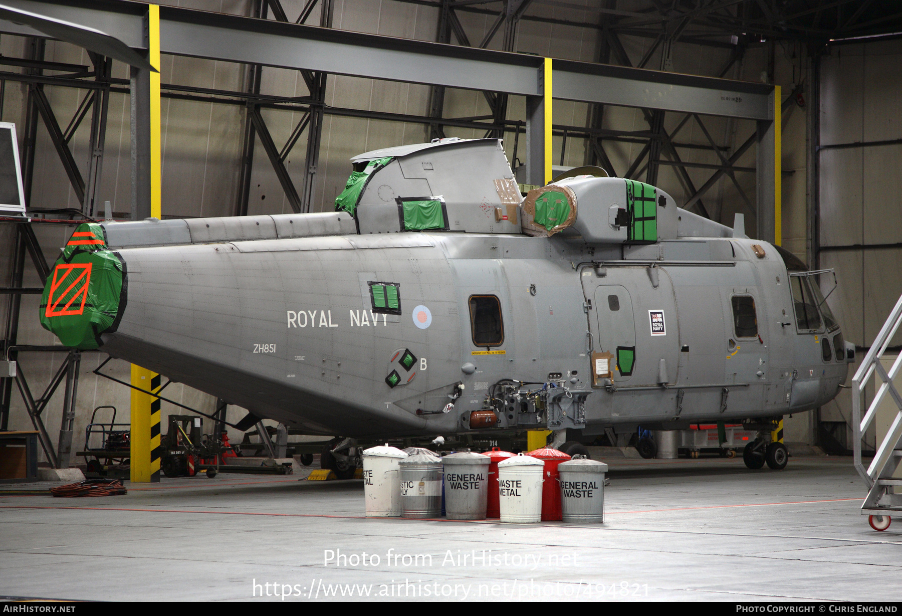 Aircraft Photo of ZH851 | EHI EH101-111 Merlin HM1 | UK - Navy | AirHistory.net #494821