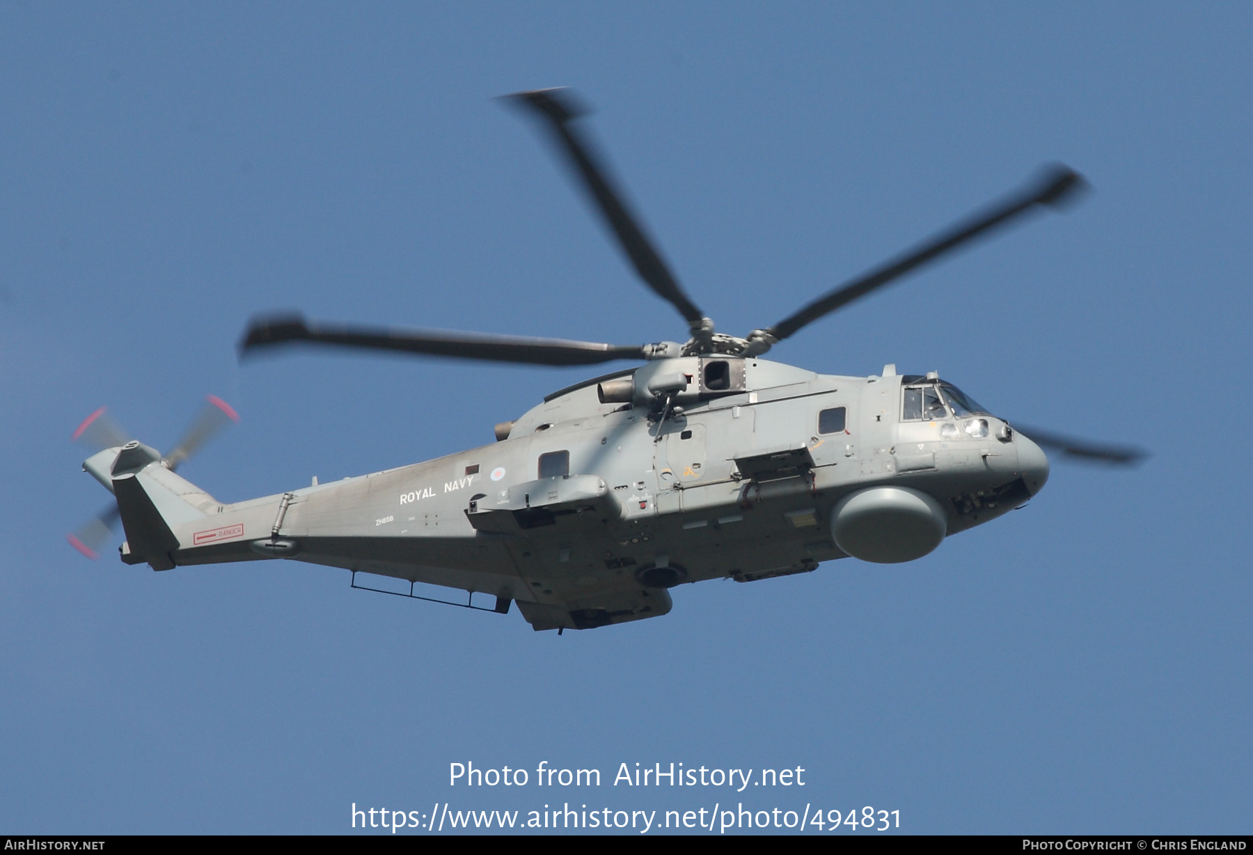 Aircraft Photo of ZH858 | EHI EH101-111 Merlin HM1 | UK - Navy | AirHistory.net #494831