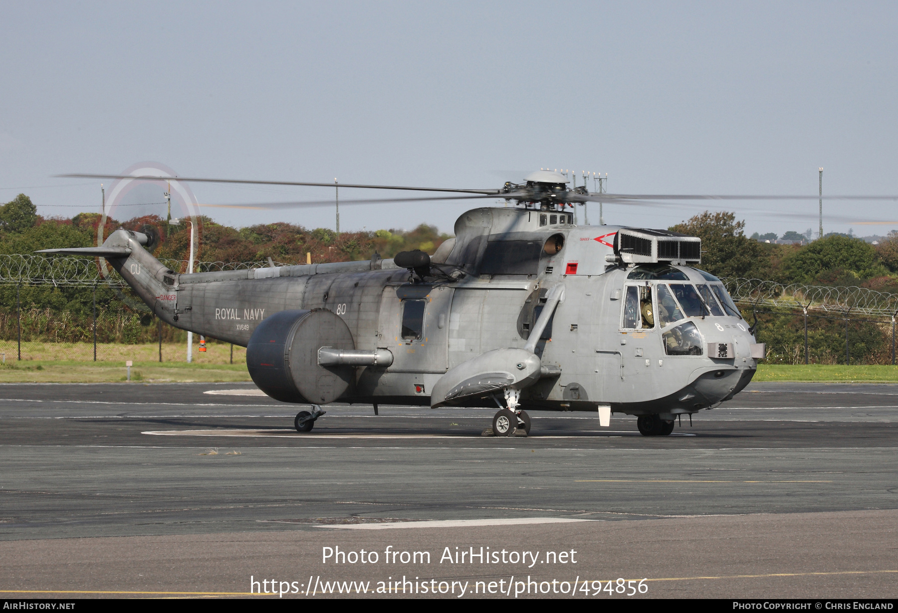 Aircraft Photo of XV649 | Westland WS-61 Sea King ASaC7 | UK - Navy | AirHistory.net #494856