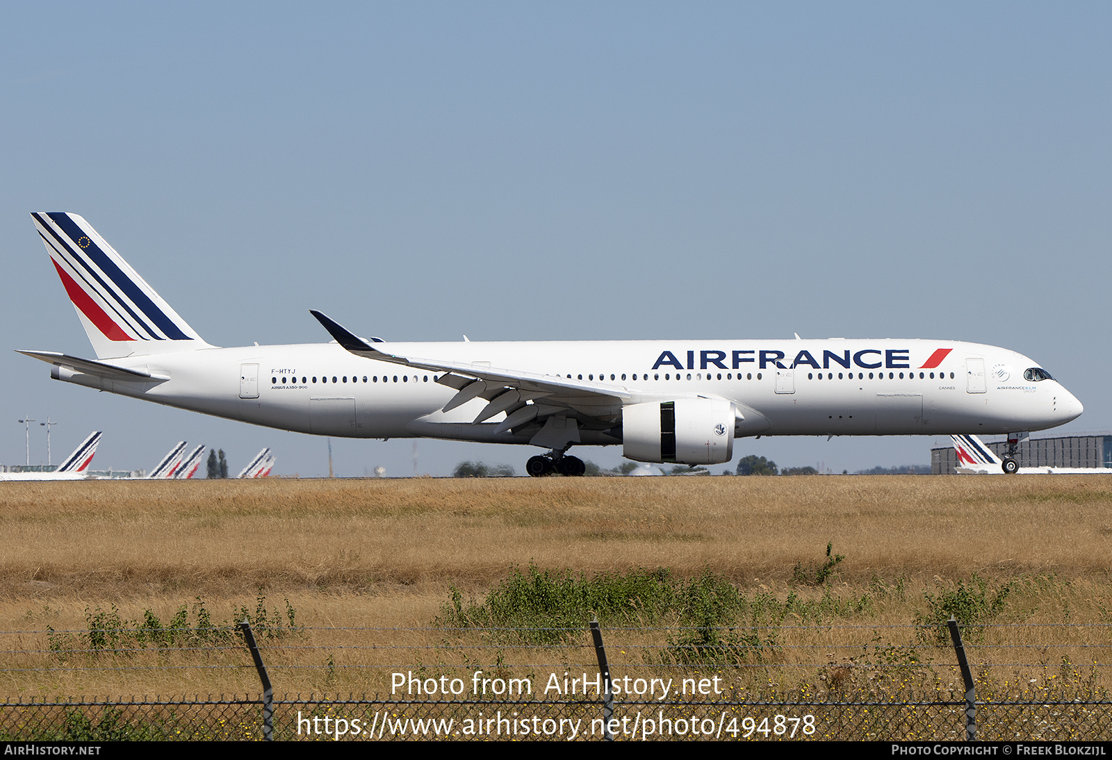 Aircraft Photo of F-HTYJ | Airbus A350-941 | Air France | AirHistory.net #494878