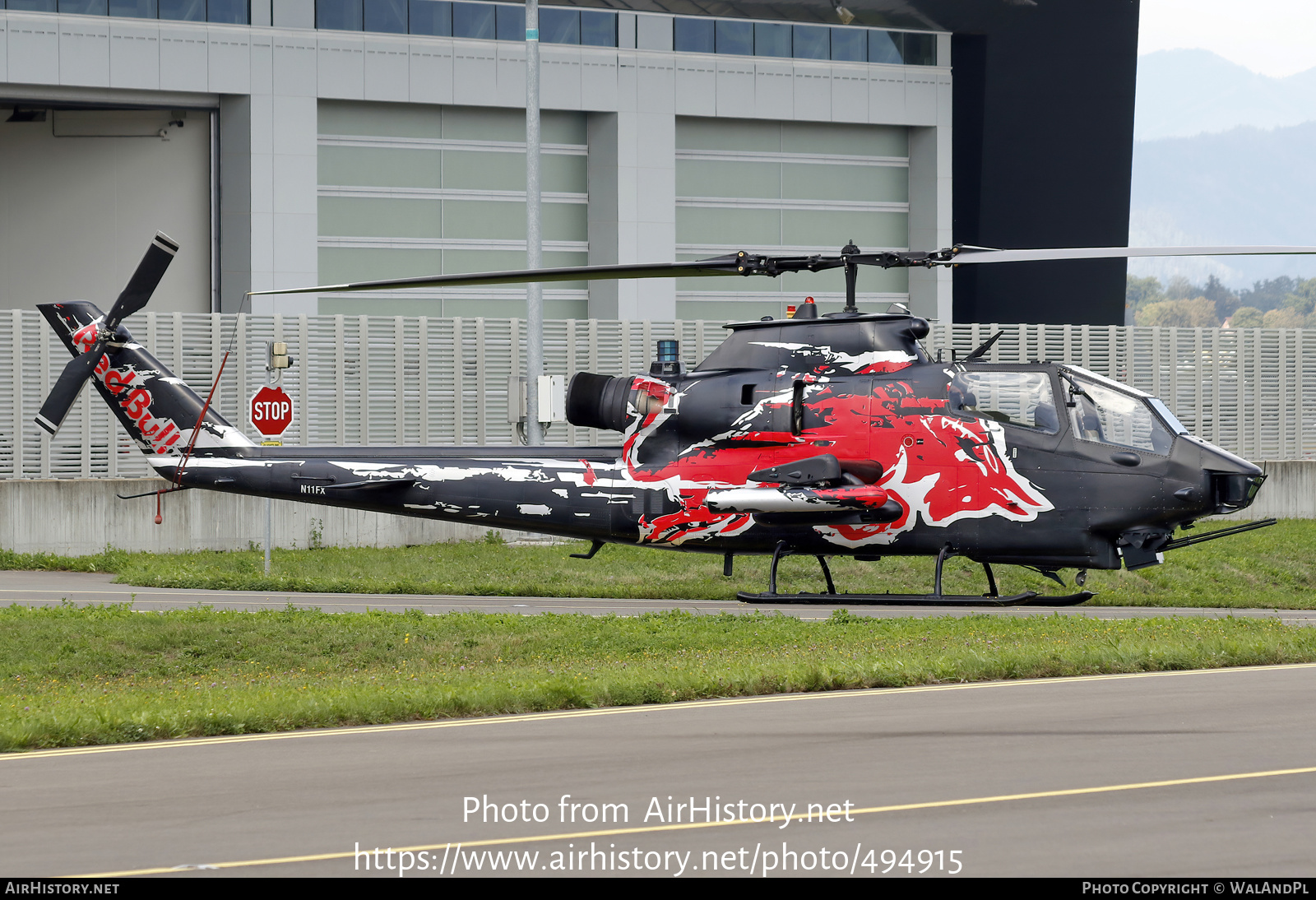 Aircraft Photo of N11FX | Bell AH-1G Cobra (209) | Red Bull | AirHistory.net #494915