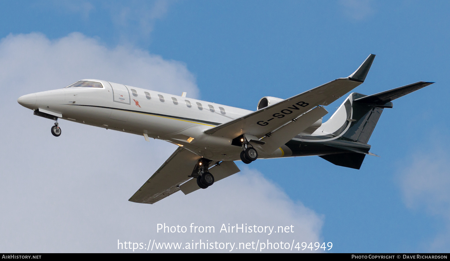 Aircraft Photo of G-SOVB | Learjet 45 | AirHistory.net #494949