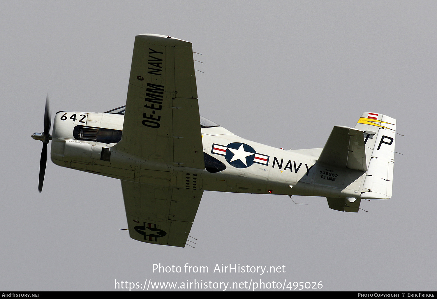 Aircraft Photo of OE-EMM / 138352 | North American T-28B Trojan | USA - Navy | AirHistory.net #495026