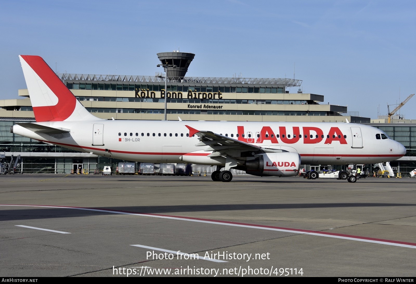 Aircraft Photo of 9H-LOR | Airbus A320-214 | Lauda | AirHistory.net #495114