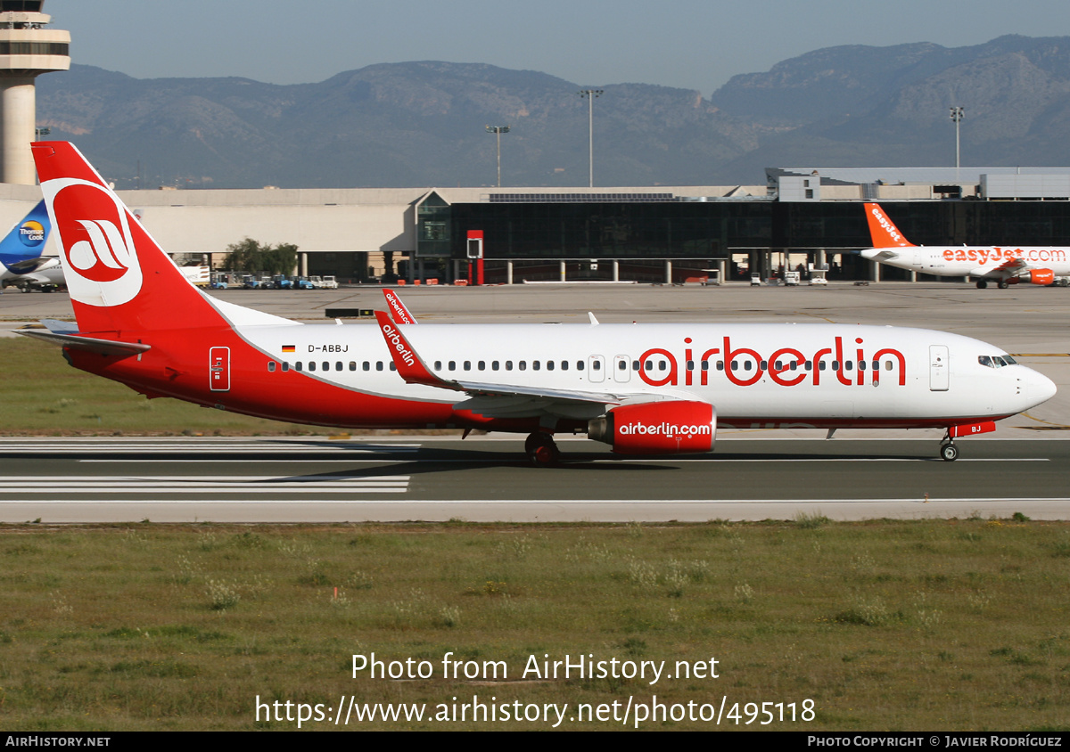 Aircraft Photo of D-ABBJ | Boeing 737-86Q | Air Berlin | AirHistory.net #495118