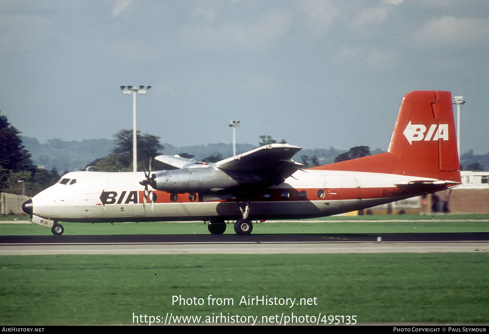 Aircraft Photo of G-ASBG | Handley Page HPR-7 Herald 203 | British Island Airways - BIA | AirHistory.net #495135