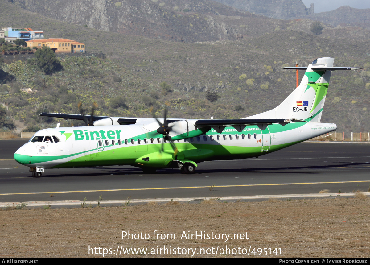 Aircraft Photo of EC-JBI | ATR ATR-72-500 (ATR-72-212A) | Binter Canarias | AirHistory.net #495141