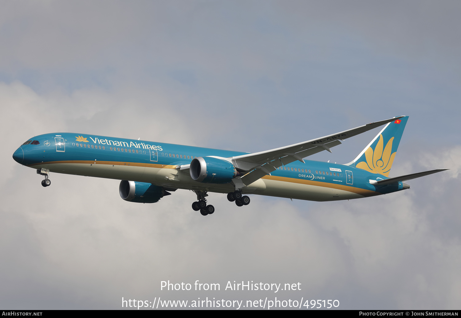 Aircraft Photo of N8290V | Boeing 787-10 Dreamliner | Boeing | Vietnam Airlines | AirHistory.net #495150