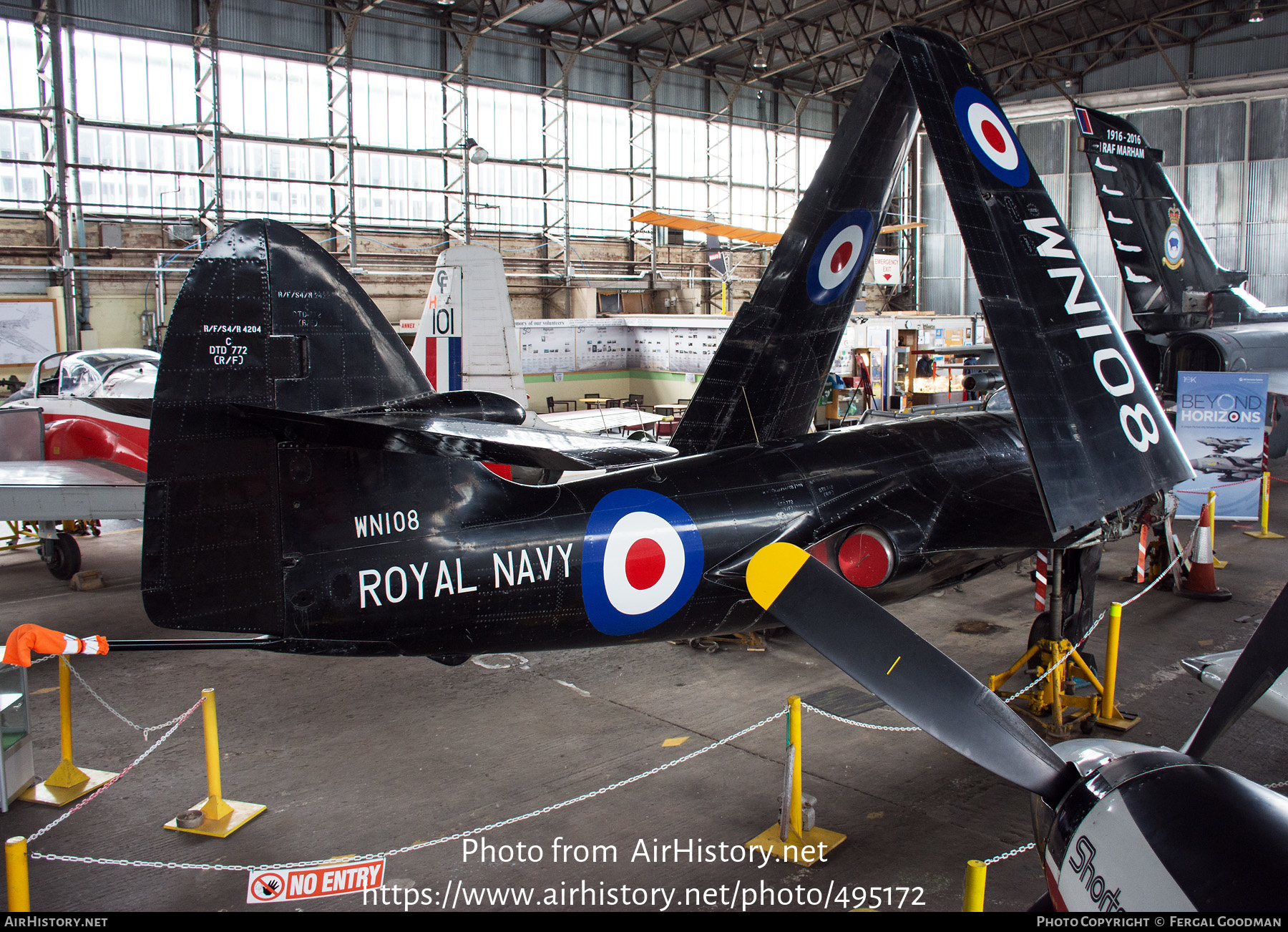 Aircraft Photo of WN108 | Hawker Sea Hawk FB5 | UK - Navy | AirHistory.net #495172