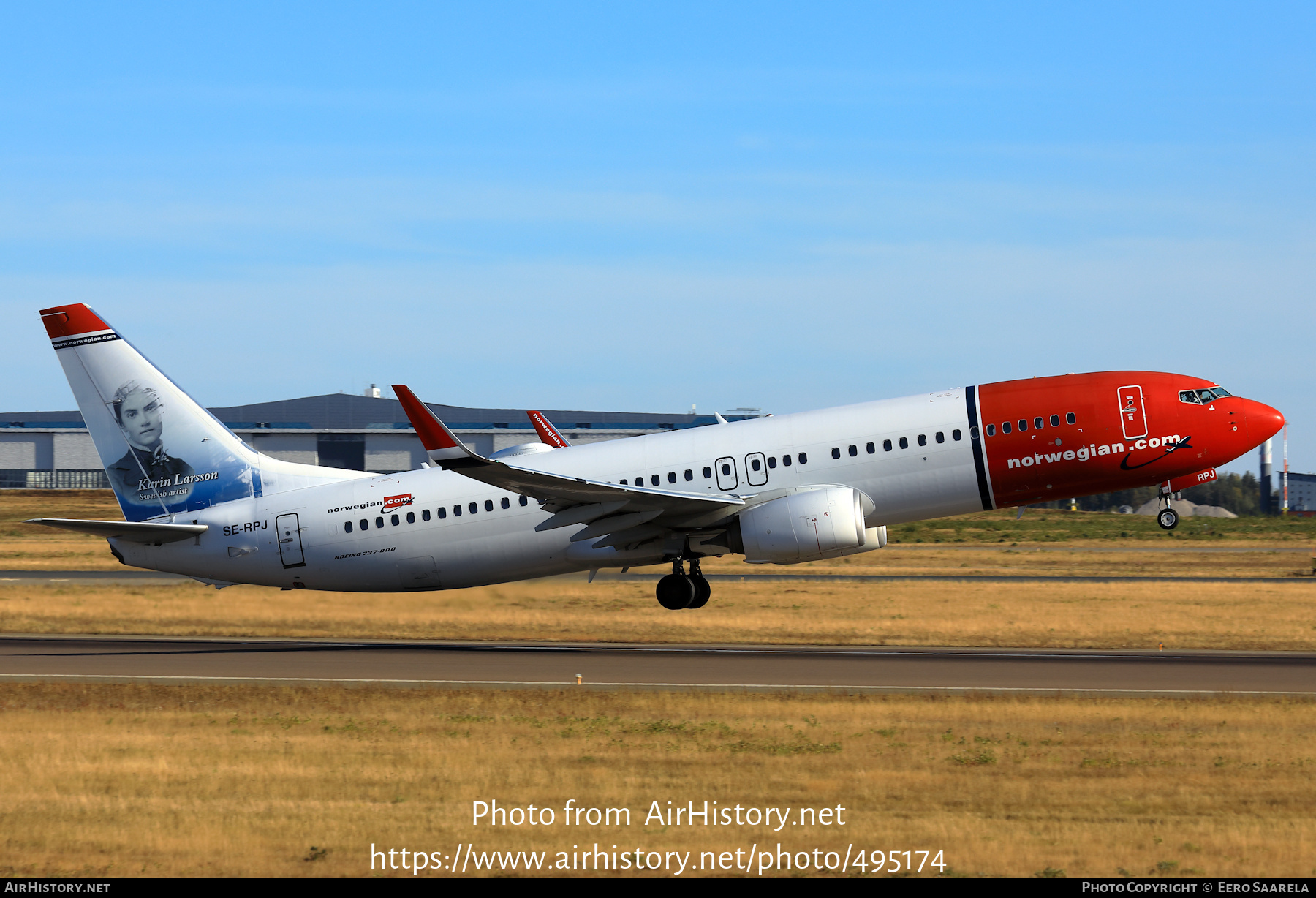 Aircraft Photo of SE-RPJ | Boeing 737-8JP | Norwegian | AirHistory.net #495174