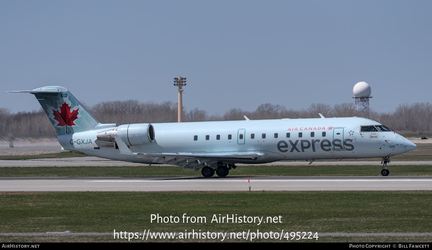 Aircraft Photo of C-GXJA | Bombardier CRJ-200ER (CL-600-2B19) | Air Canada Express | AirHistory.net #495224