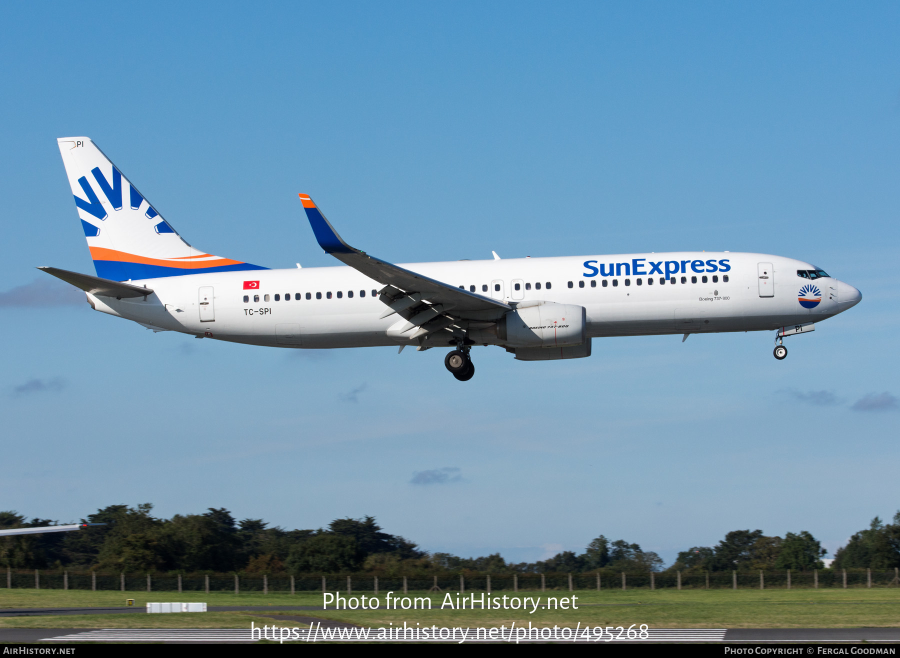 Aircraft Photo of TC-SPI | Boeing 737-82R | SunExpress | AirHistory.net #495268