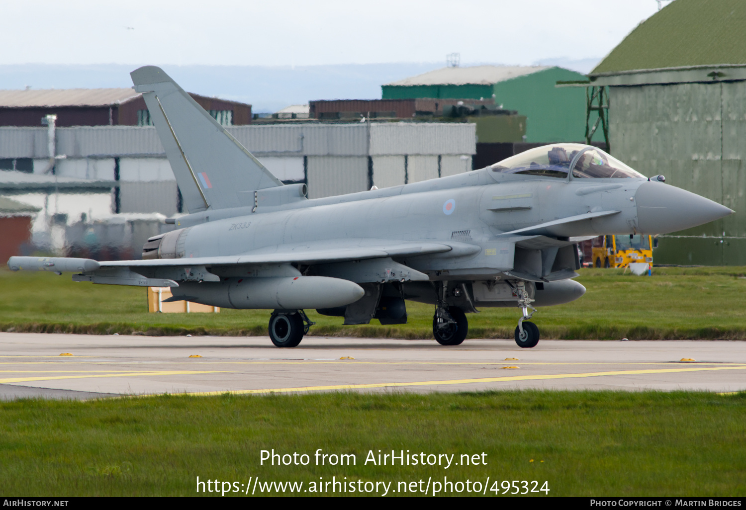 Aircraft Photo of ZK333 | Eurofighter EF-2000 Typhoon FGR4 | UK - Air Force | AirHistory.net #495324