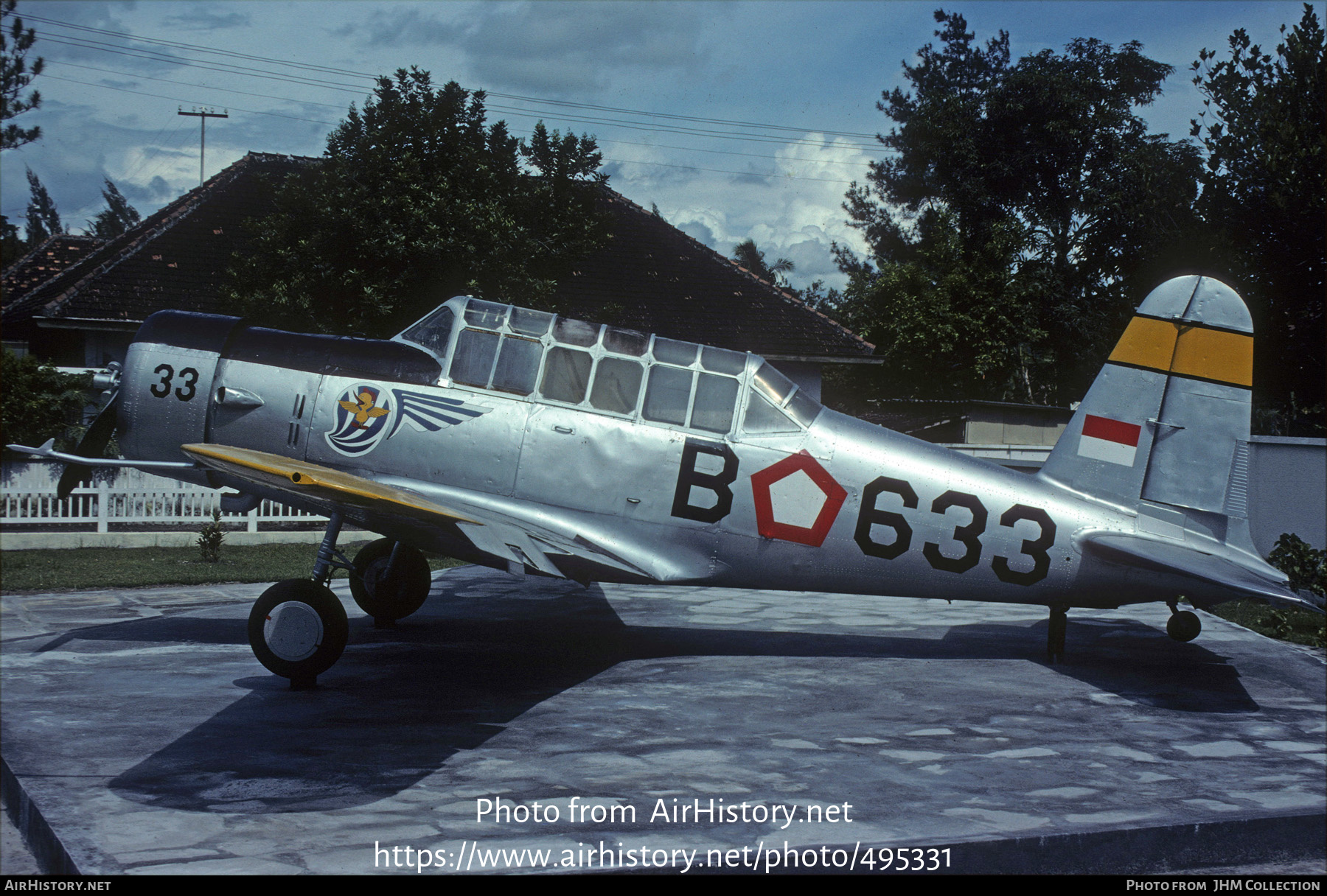 Aircraft Photo of B-633 | Vultee BT-13A Valiant | Indonesia - Air Force | AirHistory.net #495331