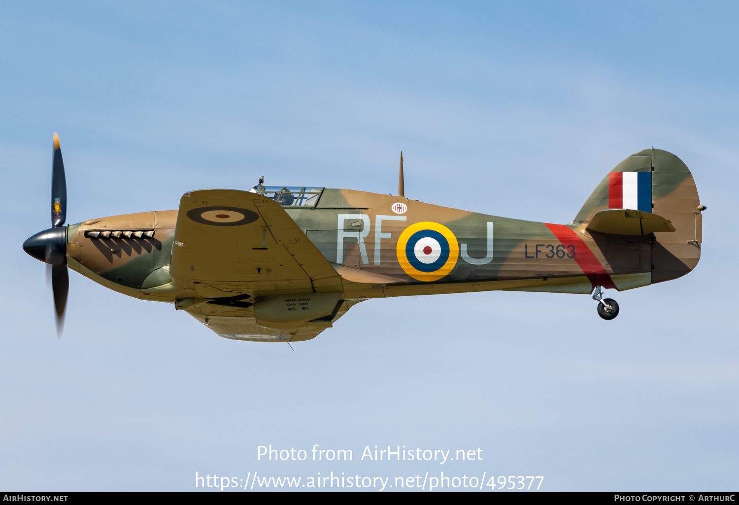 Aircraft Photo of LF363 | Hawker Hurricane Mk2C | UK - Air Force | AirHistory.net #495377