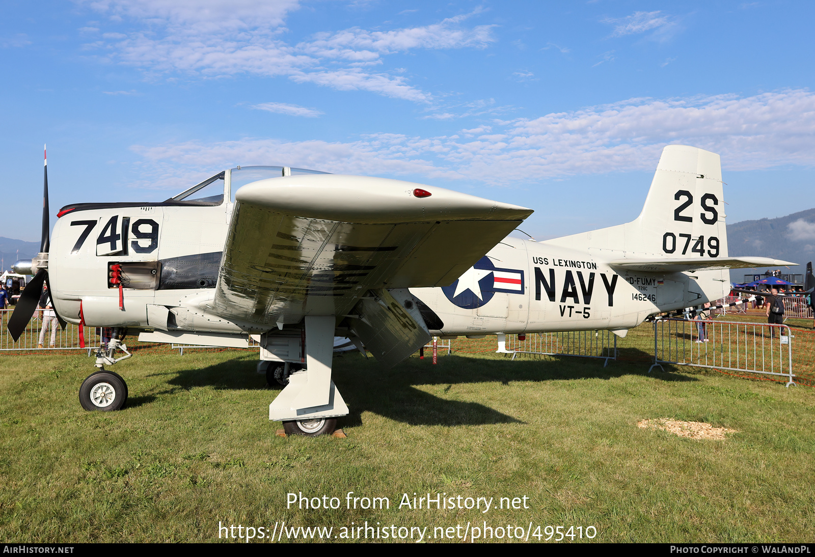 Aircraft Photo of D-FUMY / 146246 | North American T-28C Trojan | USA - Navy | AirHistory.net #495410