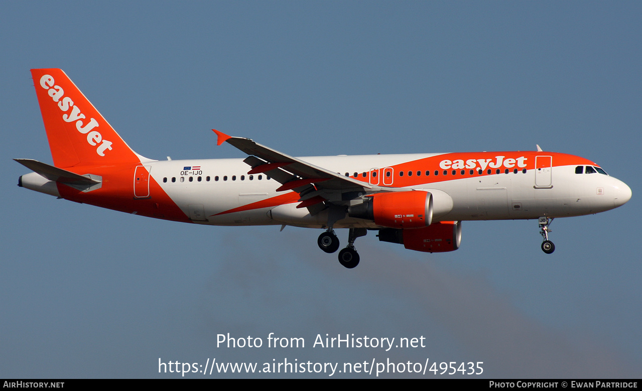 Aircraft Photo of OE-IJO | Airbus A320-214 | EasyJet | AirHistory.net #495435