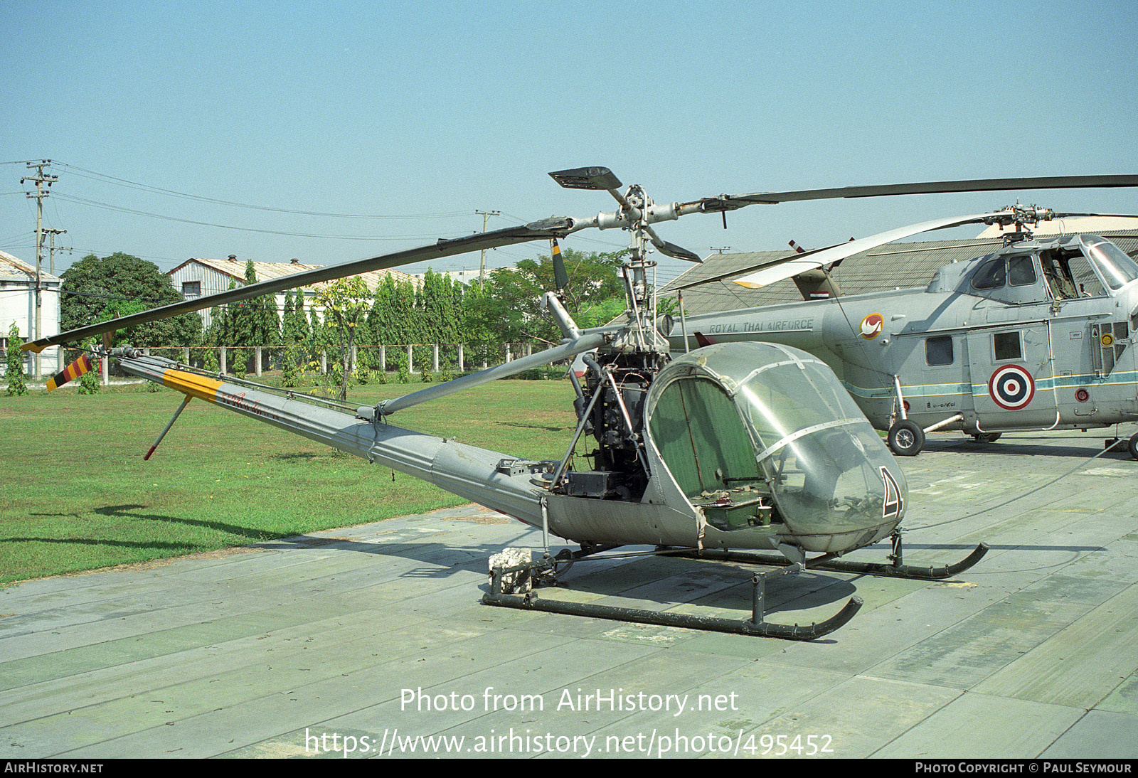 Aircraft Photo of H.2K-4/96 | Hiller UH-12B | Thailand - Air Force | AirHistory.net #495452