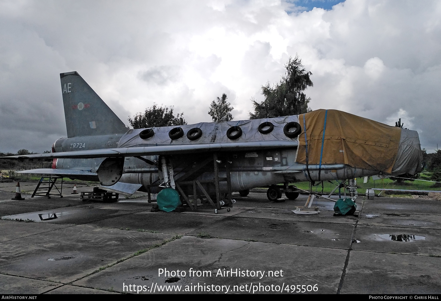 Aircraft Photo of XR724 | English Electric Lightning F6 | UK - Air Force | AirHistory.net #495506