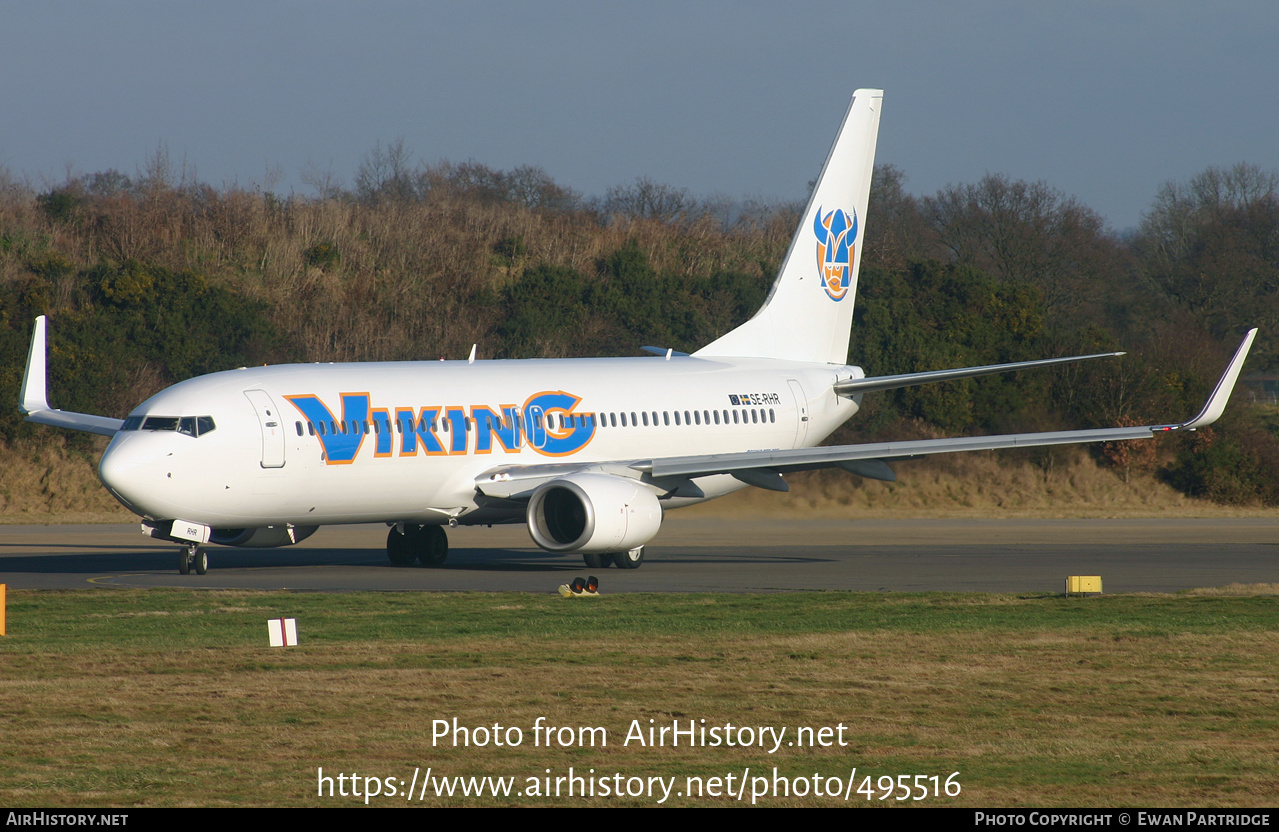 Aircraft Photo of SE-RHR | Boeing 737-8Q8 | Viking Airlines | AirHistory.net #495516