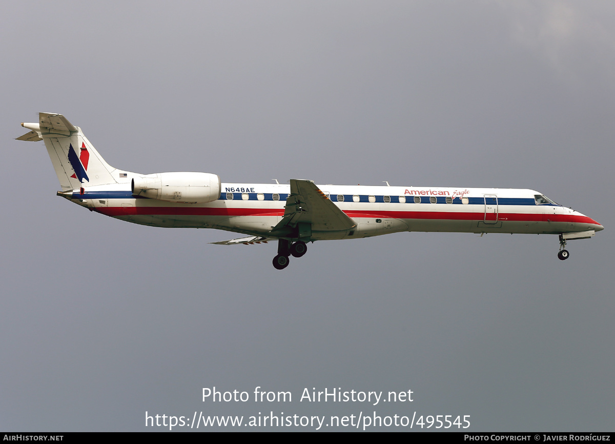 Aircraft Photo of N648AE | Embraer ERJ-145LR (EMB-145LR) | American Eagle | AirHistory.net #495545