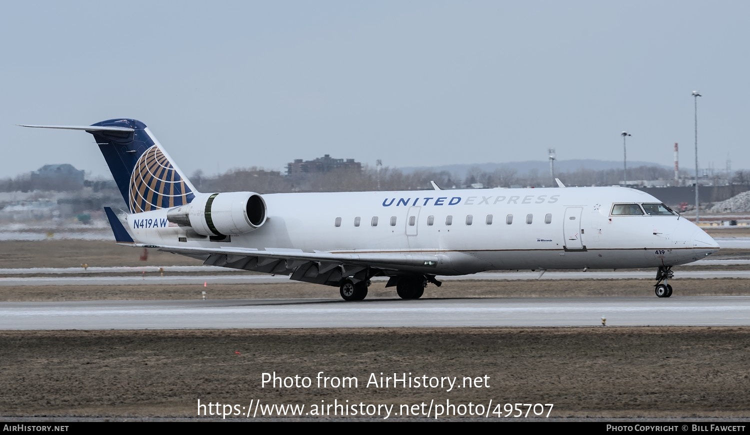 Aircraft Photo of N419AW | Bombardier CRJ-200ER (CL-600-2B19) | United Express | AirHistory.net #495707