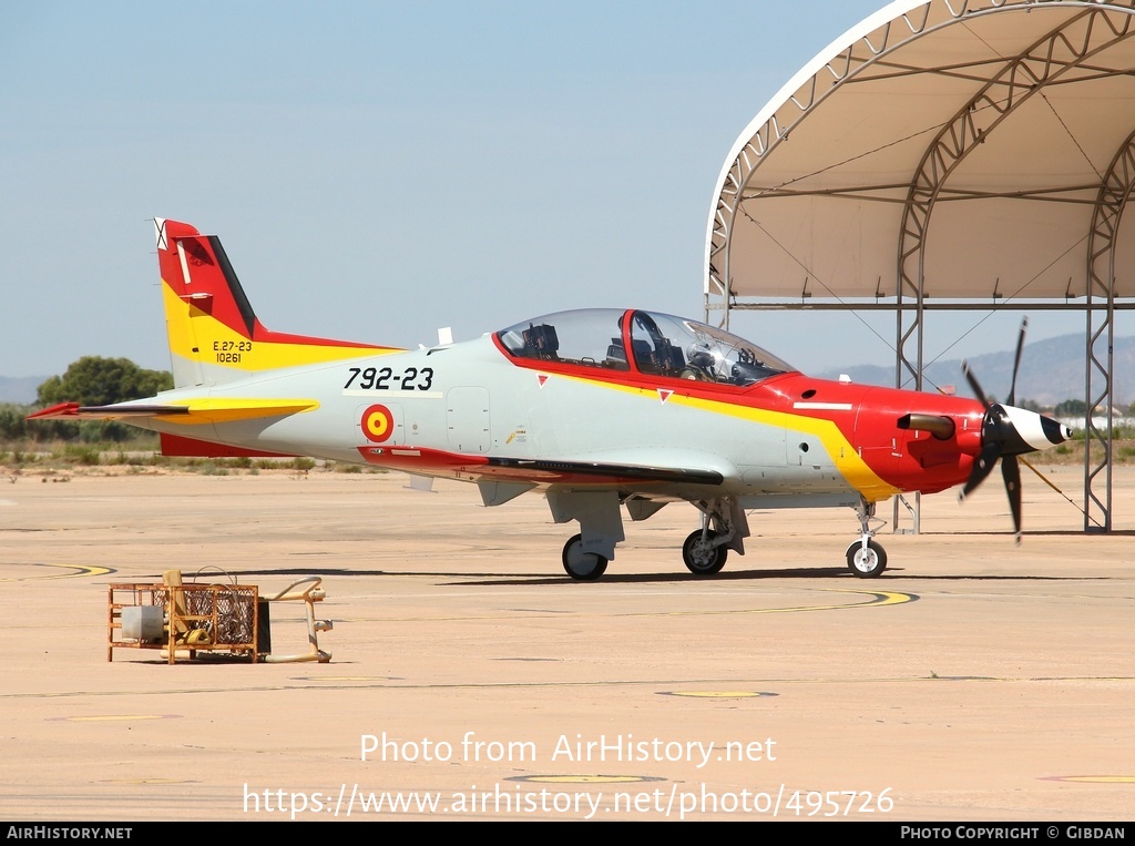 Aircraft Photo of E.27-23 / 10261 | Pilatus PC-21 | Spain - Air Force | AirHistory.net #495726