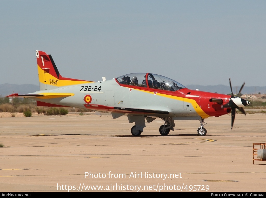 Aircraft Photo of E.27-24 / 10262 | Pilatus PC-21 | Spain - Air Force | AirHistory.net #495729