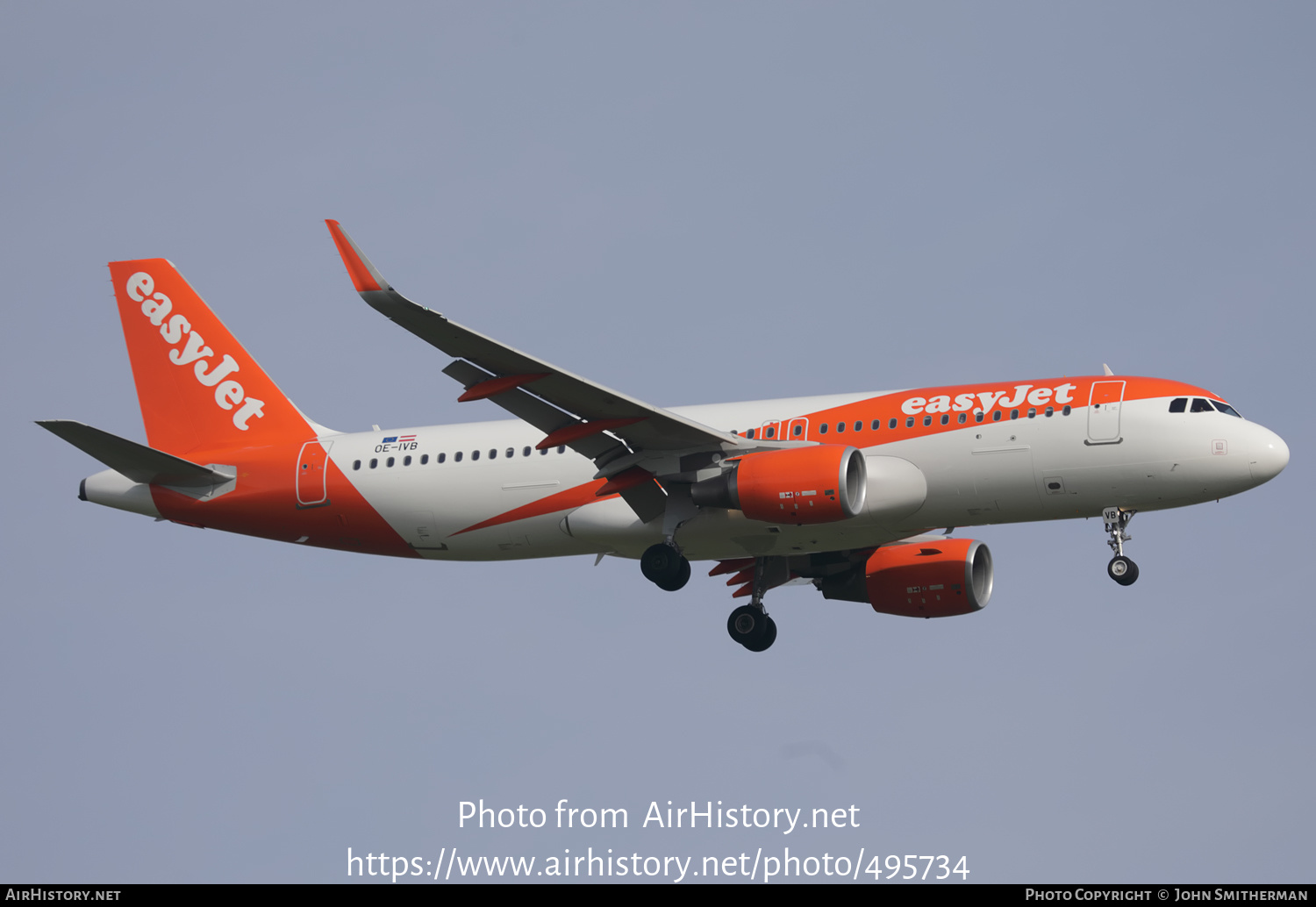 Aircraft Photo of OE-IVB | Airbus A320-214 | EasyJet | AirHistory.net #495734