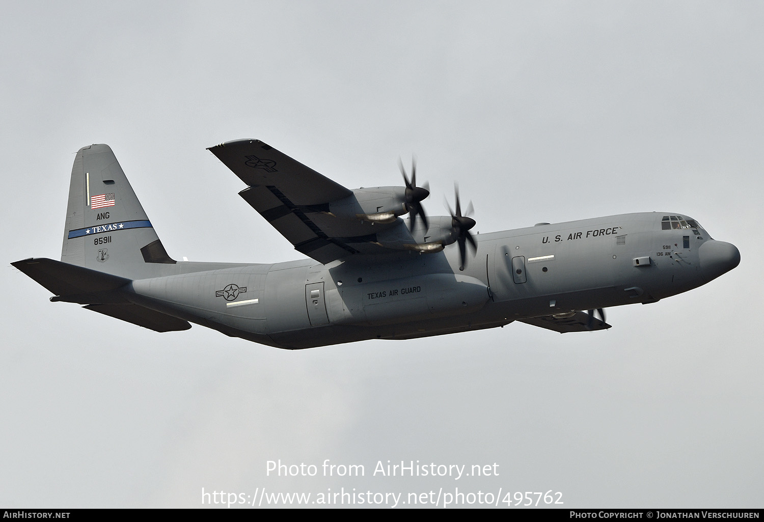 Aircraft Photo of 18-5911 / 85911 | Lockheed Martin C-130J-30 Hercules | USA - Air Force | AirHistory.net #495762