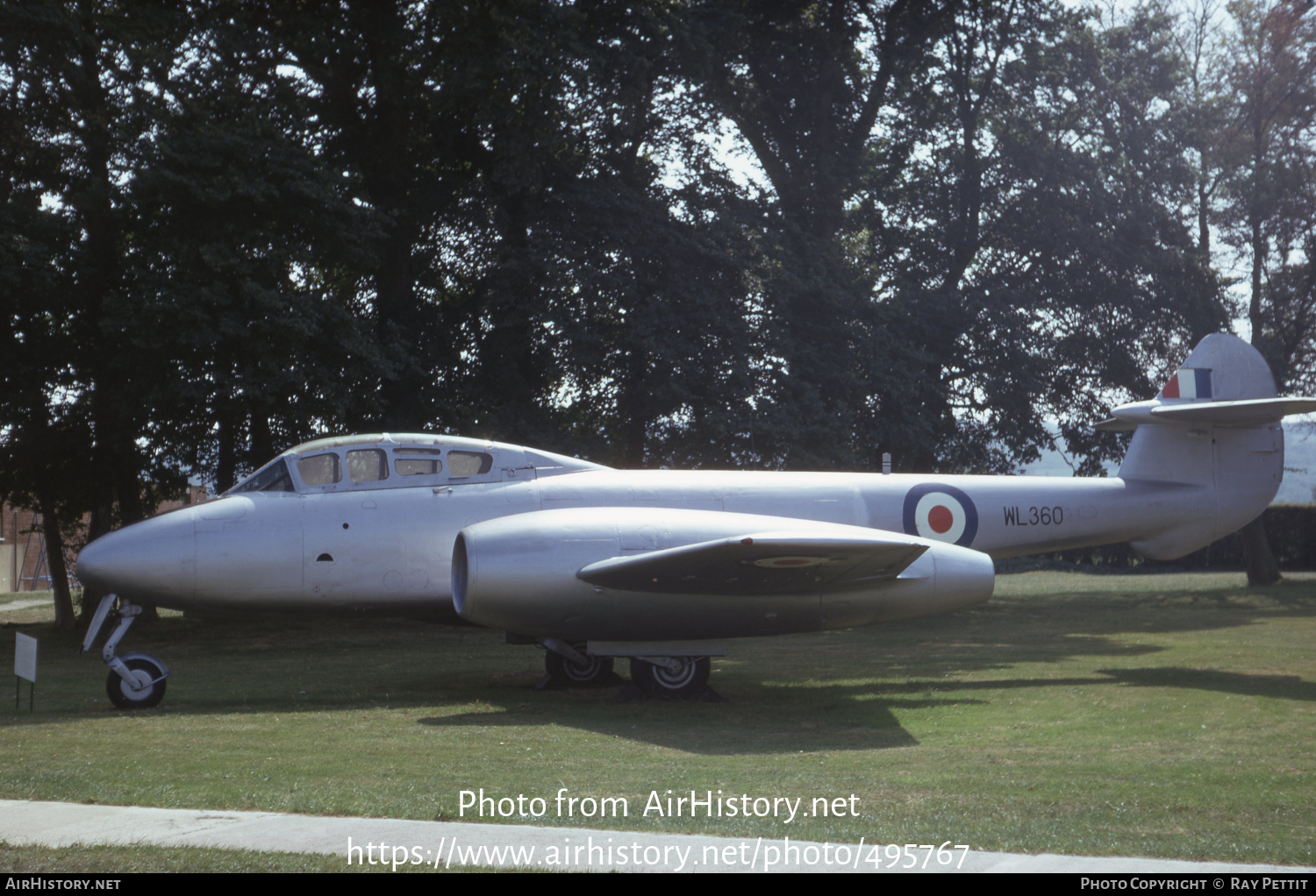 Aircraft Photo of WL360 | Gloster Meteor T7 | UK - Air Force | AirHistory.net #495767