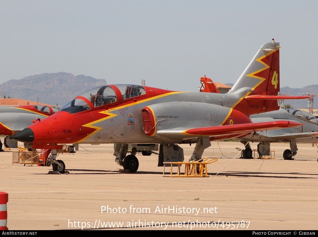 Aircraft Photo of E.25-38 | CASA C101EB Aviojet | Spain - Air Force | AirHistory.net #495787