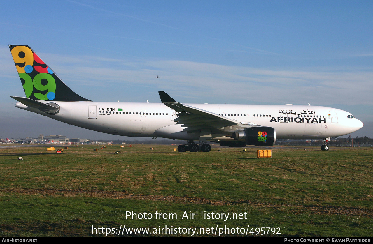 Aircraft Photo of 5A-ONH | Airbus A330-202 | Afriqiyah Airways | AirHistory.net #495792