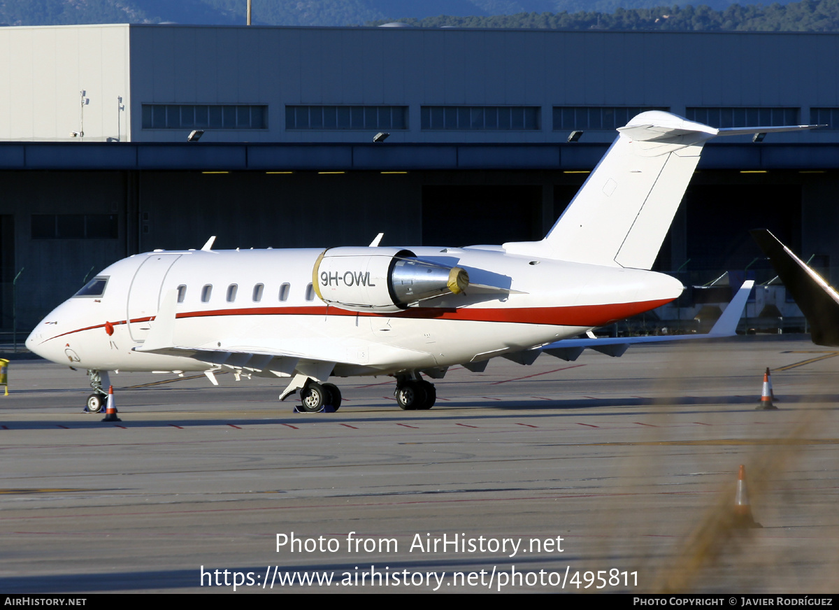 Aircraft Photo of 9H-OWL | Bombardier Challenger 605 (CL-600-2B16) | AirHistory.net #495811