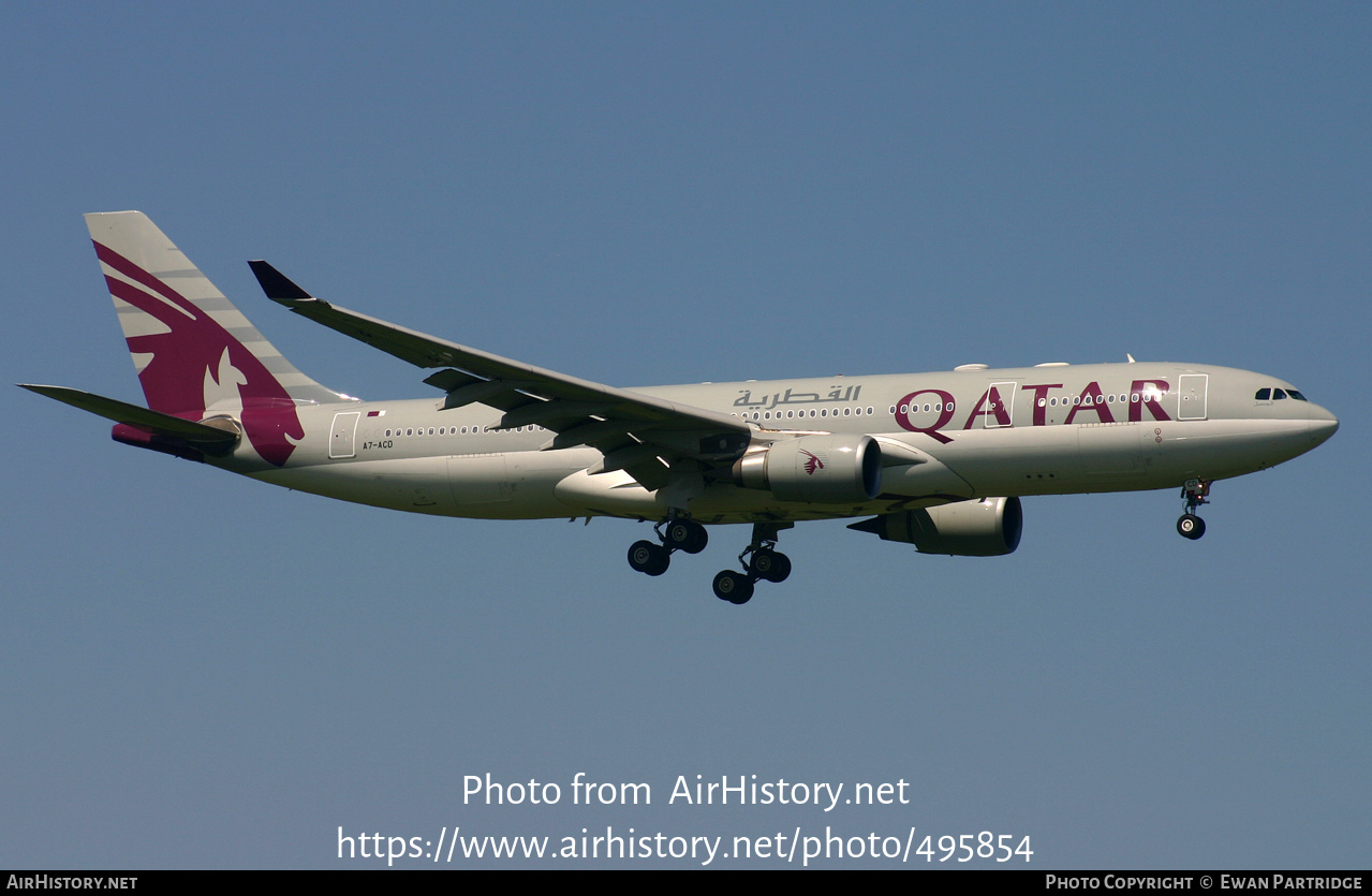 Aircraft Photo of A7-ACD | Airbus A330-203 | Qatar Airways | AirHistory.net #495854