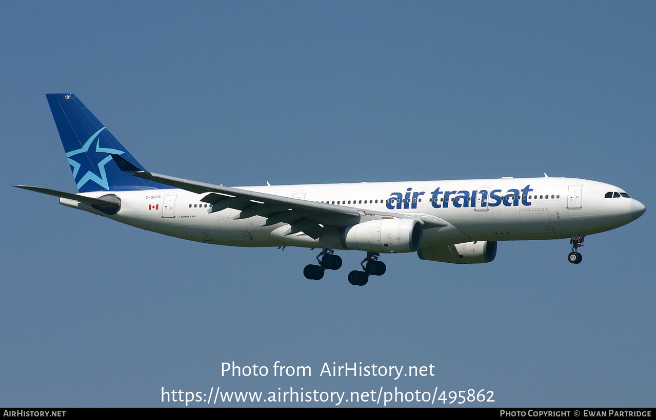 Aircraft Photo of C-GGTS | Airbus A330-243 | Air Transat | AirHistory.net #495862