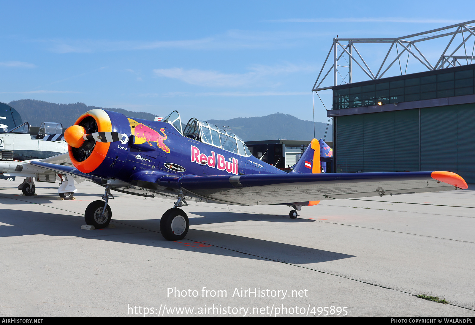 Aircraft Photo of OE-ERB | North American AT-16 Harvard IIB | Red Bull | AirHistory.net #495895