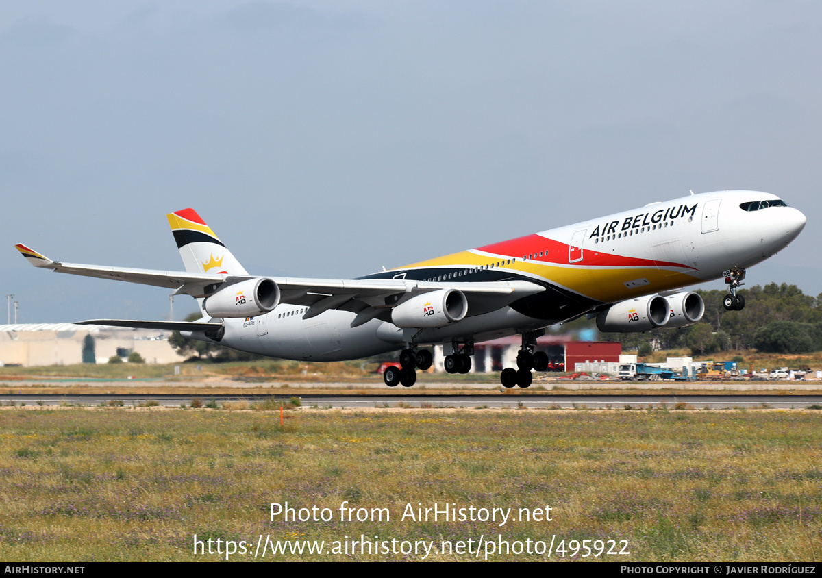 Aircraft Photo of OO-ABB | Airbus A340-313E | Air Belgium | AirHistory.net #495922