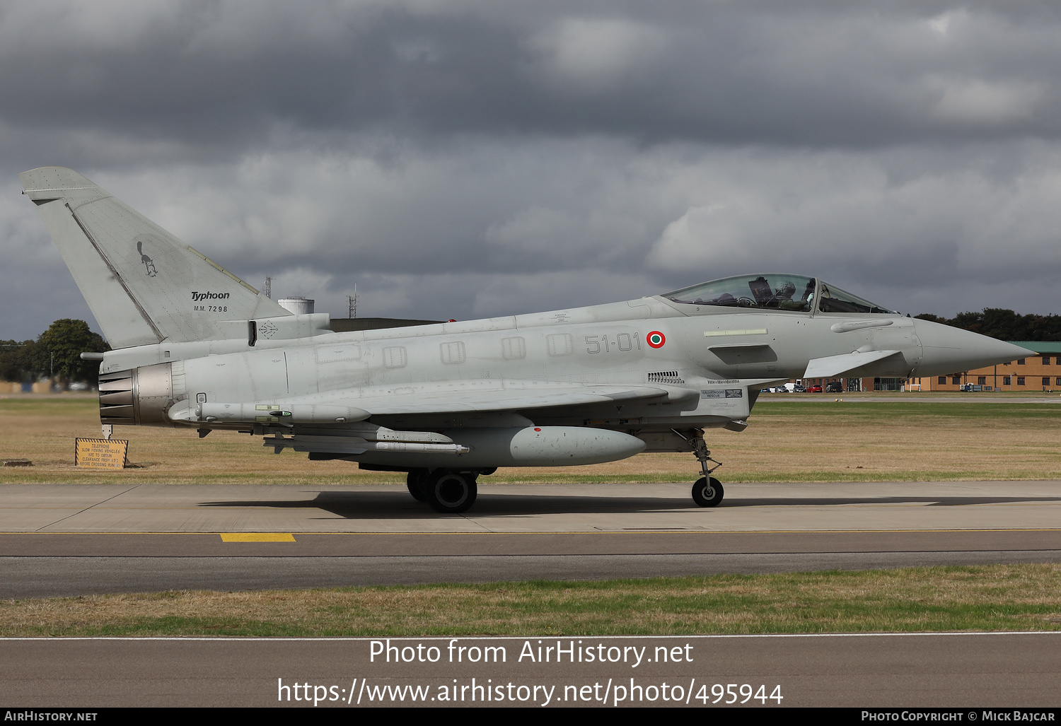 Aircraft Photo of MM7298 | Eurofighter F-2000A Typhoon | Italy - Air Force | AirHistory.net #495944